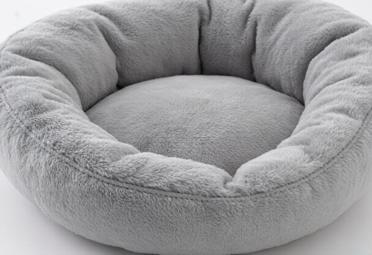 Beruhigendes Donut-Katzenbett, Plüsch – GD-Meow