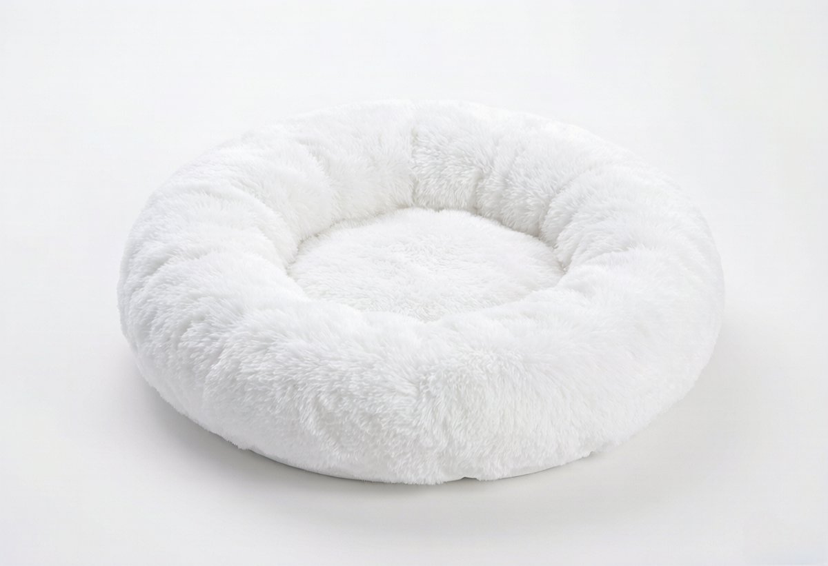 Beruhigendes Donut-Katzenbett, Plüsch – GD-Meow