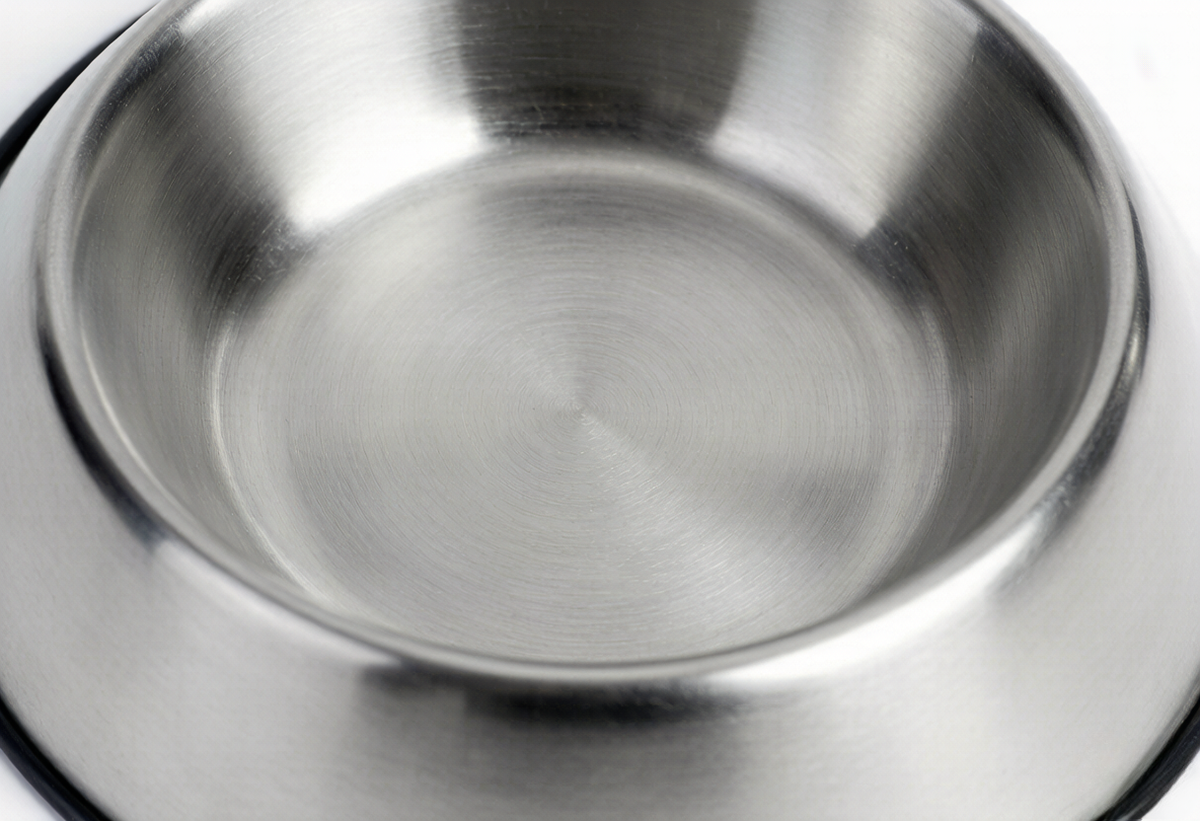 Stainless Cat Bowls, Shallow Whisker-Free 2-Pk – GD-Meow