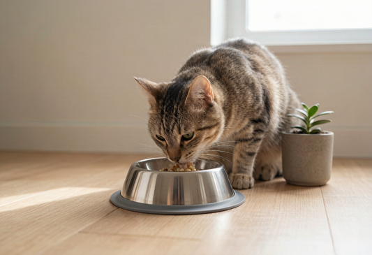 Tilted Cat Bowl, 15° Anti-Vomit – GD-Meow