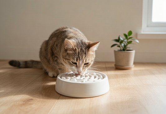Slow Feeder Cat Bowl, Maze Design – GD-Meow
