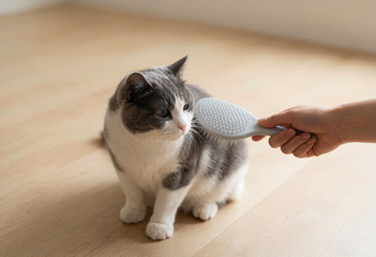Silicone Cat Bath Brush, Gentle Massage – GD-Meow