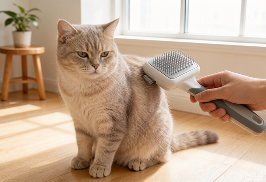 Self-Cleaning Slicker Brush, Easy-Release – GD-Meow
